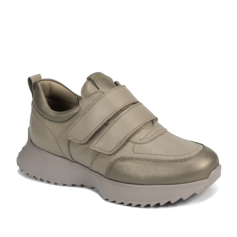 Damesportssko 6060 beige kombineret