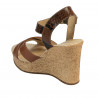 Damesandaler 5095 brun kombineret