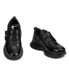 Damesneakers 6060 sort kombineret