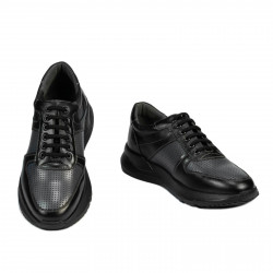 Herresko casual/sport 950 sort kombineret