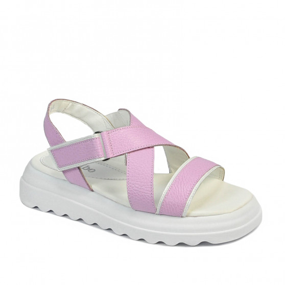 Kvinde sandaler 5092 lyserød kombineret