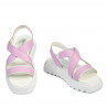 Kvinde sandaler 5092 lyserød kombineret