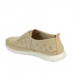Dame mokkasiner 6061 beige