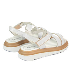 Damesandaler 5092 hvid kombineret