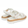 Damesandaler 5092 hvid kombineret