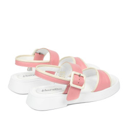 Damesandaler 5094 lyserød kombineret