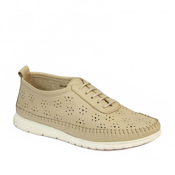 Dame mokkasiner 6061 beige