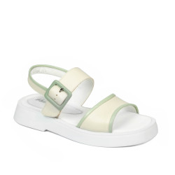 Damesandaler 5094 beige kombineret