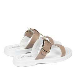 Damesandaler 5091 cappuccino