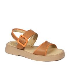 Damesandaler 5094 brun kombineret
