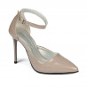 Dame elegante sko 1296 lak cappuccino