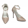 Dame elegante sko 1296 lak cappuccino