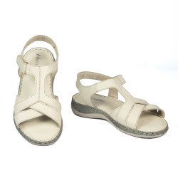 Damesandaler 5046 beige