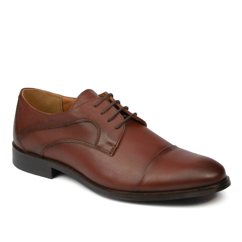 Elegante herresko 879 i cognac