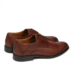Elegante herresko 879 i cognac
