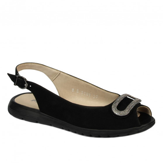 Dame sandaler 5101 sort bufo