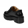 Dame casual sko 6064 sort kombineret