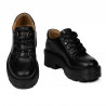Dame casual sko 6064 sort kombineret