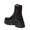 Dame støvler 3386 i kombineret bordo