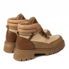 Dame støvler 3382 camel kombineret