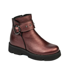 Børnestøvler 3032 bordeaux perlemor