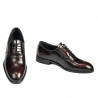 Elegante herresko 959 i bordo florantic