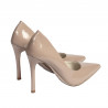 Dame elegante sko 1302 lak camel