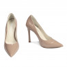 Dame elegante sko 1302 lak camel