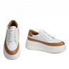 Damesneakers 6070 hvid kombineret