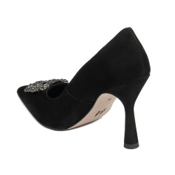 Dame elegante sko 1312 sort antilope