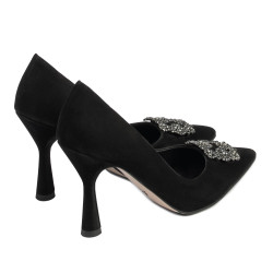 Dame elegante sko 1312 sort antilope