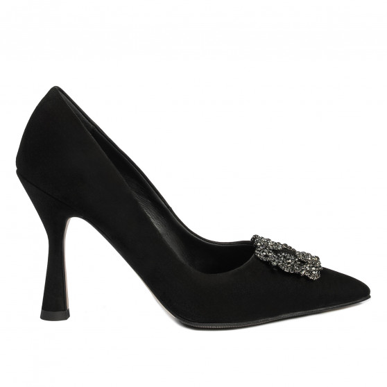 Dame elegante sko 1312 sort antilope