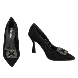 Dame elegante sko 1312 sort antilope