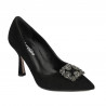 Dame elegante sko 1312 sort antilope