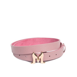 Damebælte 41m rosa saffiano