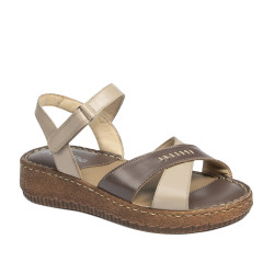Damesandaler 5102 kombineret sand