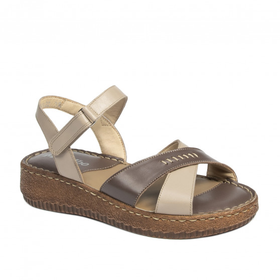 Damesandaler 5102 kombineret sand