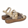 Damesandaler 5102m sand kombineret