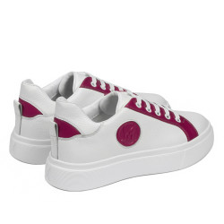 Damesko 6073 hvid+fuchsia