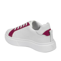 Damesko 6073 hvid+fuchsia