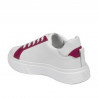 Damesko 6073 hvid+fuchsia