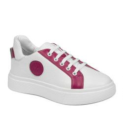 Damesko 6073 hvid+fuchsia