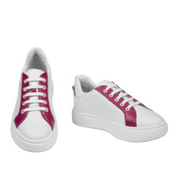Damesko 6073 hvid+fuchsia
