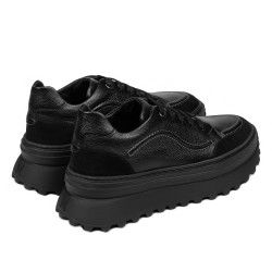 Damesneakers 6074 sort kombineret
