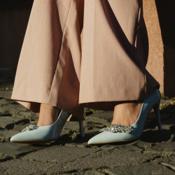 Damer elegante sko 1300 baby blue lifestyle