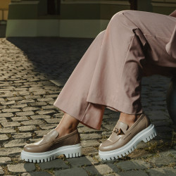 Dame casual sko 6072 sand lifestyle