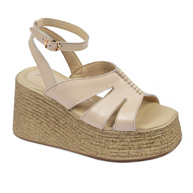 Damesandaler 5108 beige perlemor