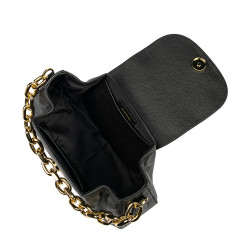 Sort dame-skuldertaske 027g