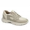 Herresportssko 966 beige kombineret