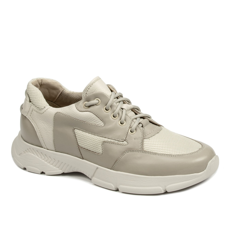 Herresportssko 966 beige kombineret